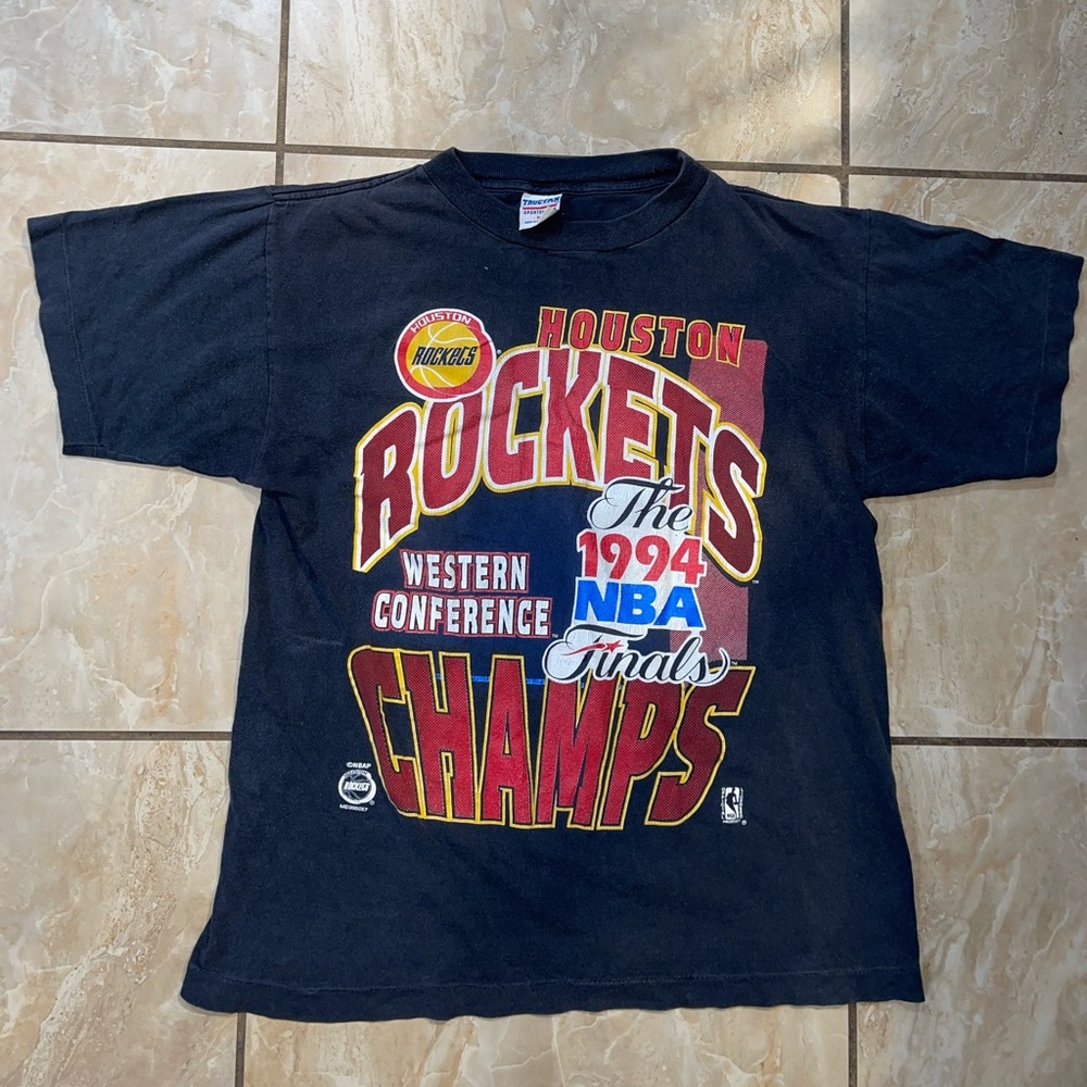 1994 NBA Houston Rockets Championship Tee Shirt size M